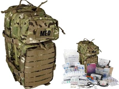 ELITE FIRST AID Tactical Trauma Kit #3 STOCKED - Multicam OCP
