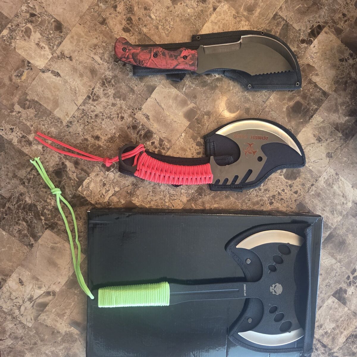 Zombie Killer knife and Axes