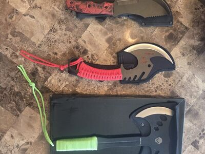 Zombie Killer knife and Axes