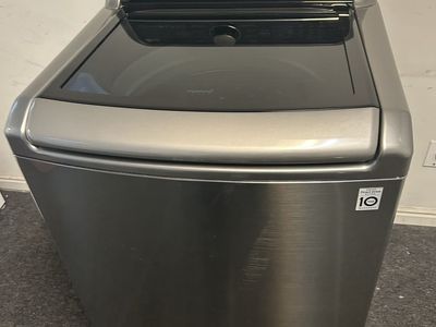 Lg super capacity stainless washing machine