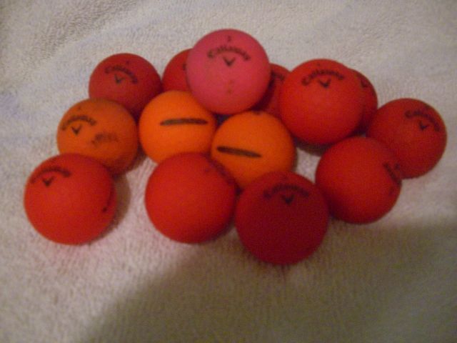 CALLAWAY GOLF BALLS  14  EXPERIENCED NO WATER BALLS!!