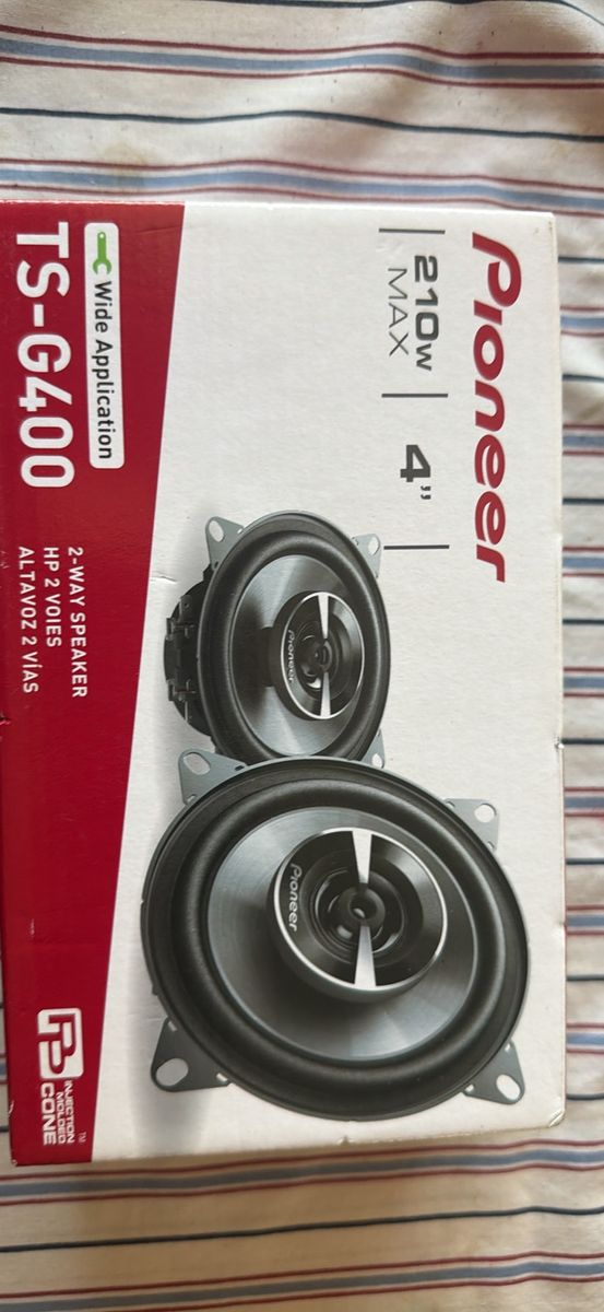 Pioneer TS-G400 4" 2-Way Car Speakers - 210W Max Power