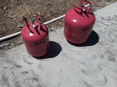 Used/empty helium containers