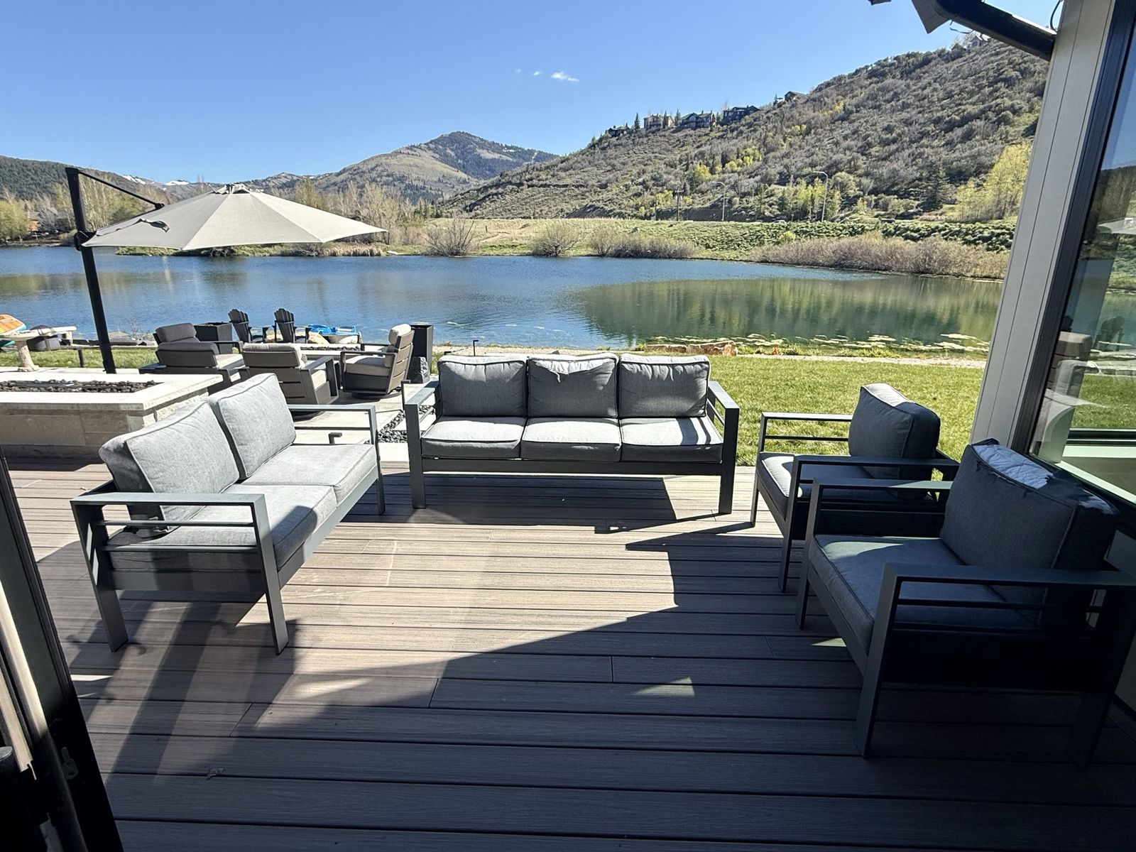 Outdoor Patio Furniture Set Powder Coated Aluminum