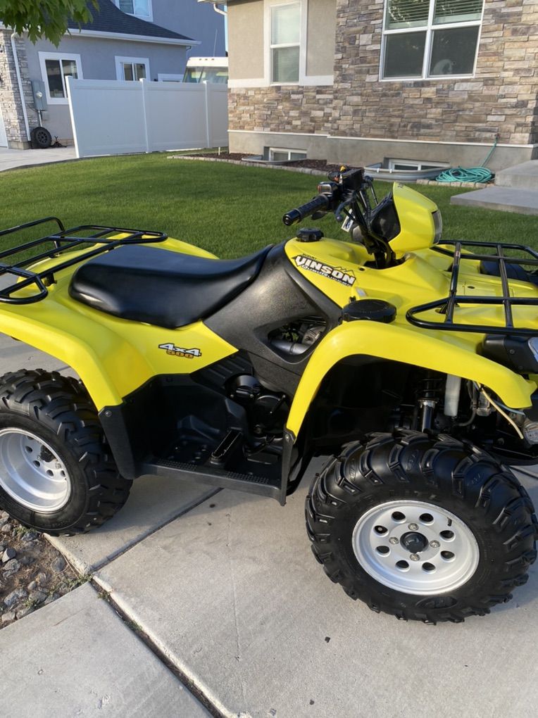Like New 2003  Suzuki Vinson 500 4x4