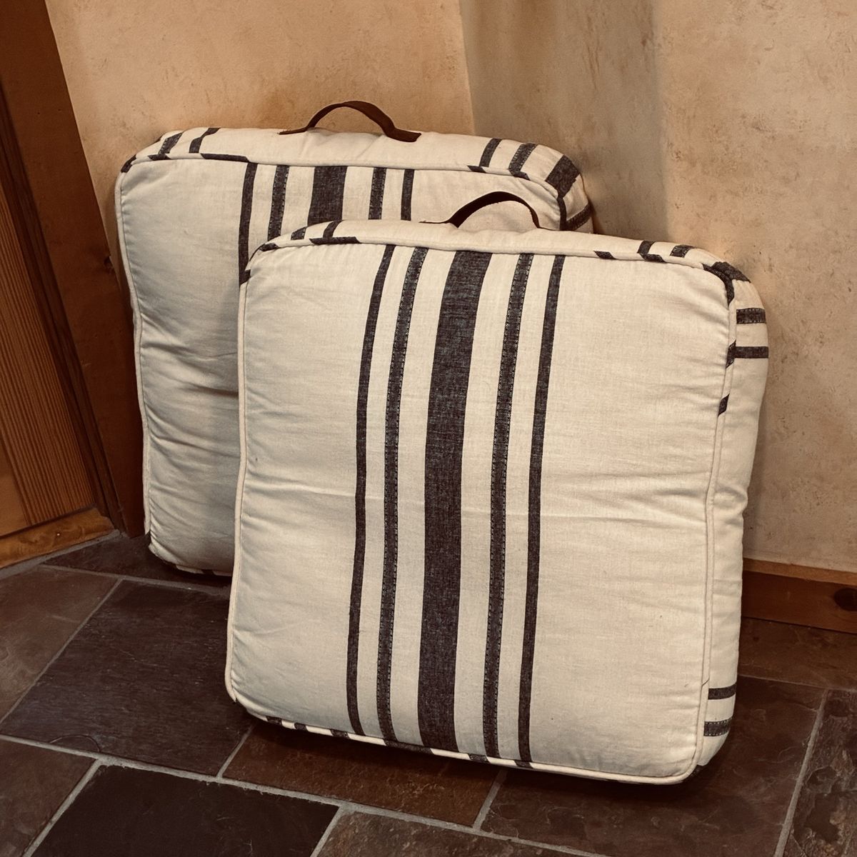 Two Hearth & Hand Floor Pillows Farmhouse