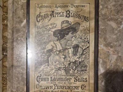 Vintage Crown Perfumery Co. "Crab Apple Blossoms" Advertisement Print - London 177 New Bond Street