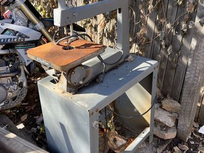 Scroll Saw On A Big Base