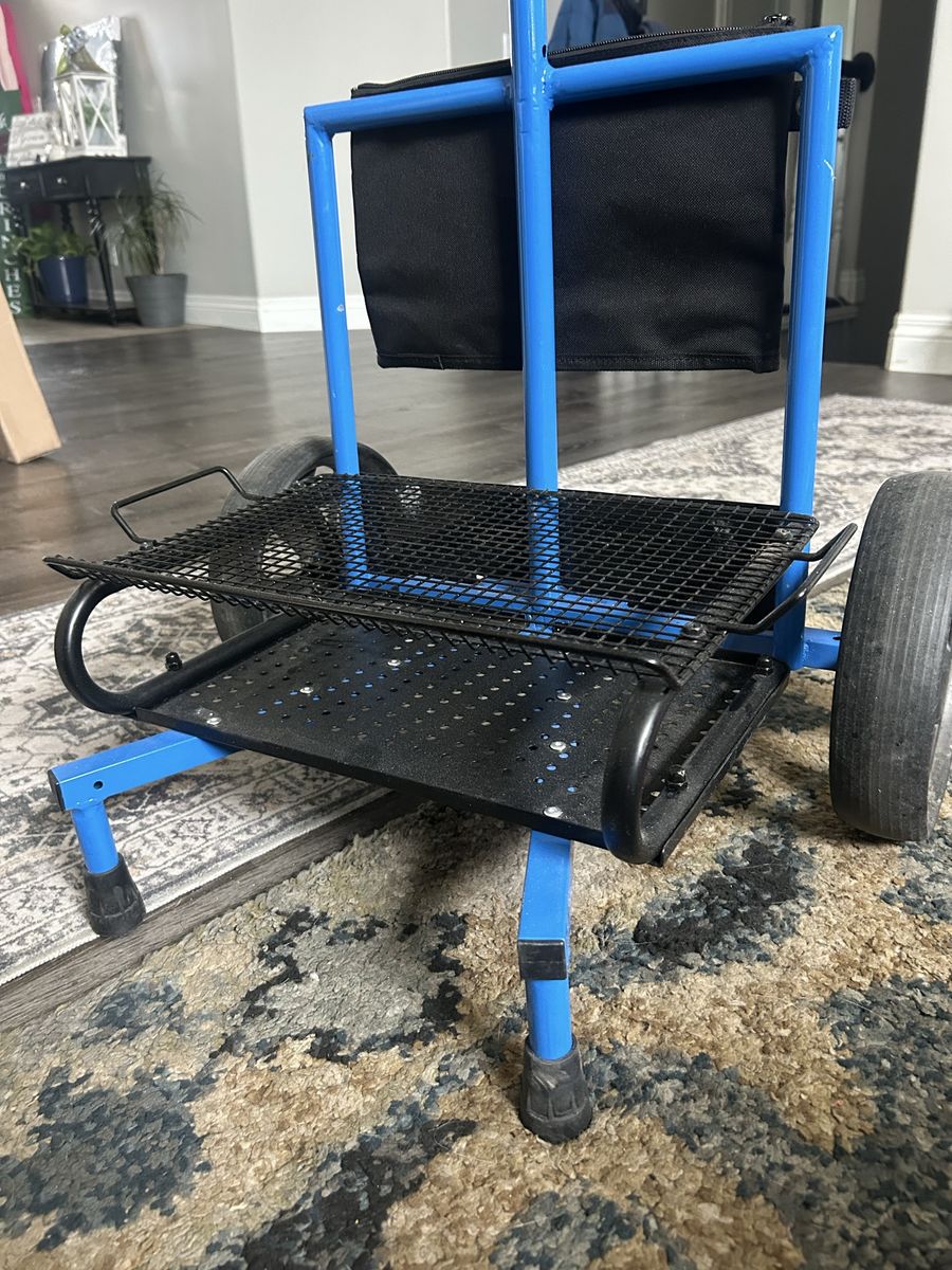 Disc golf cart