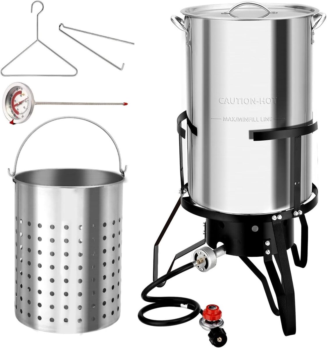 50 QT Stainless Steel Turkey Fryer- New