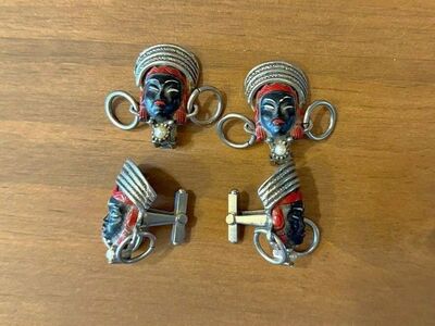 Vintage Selro Selini Asian Princess Earrings
