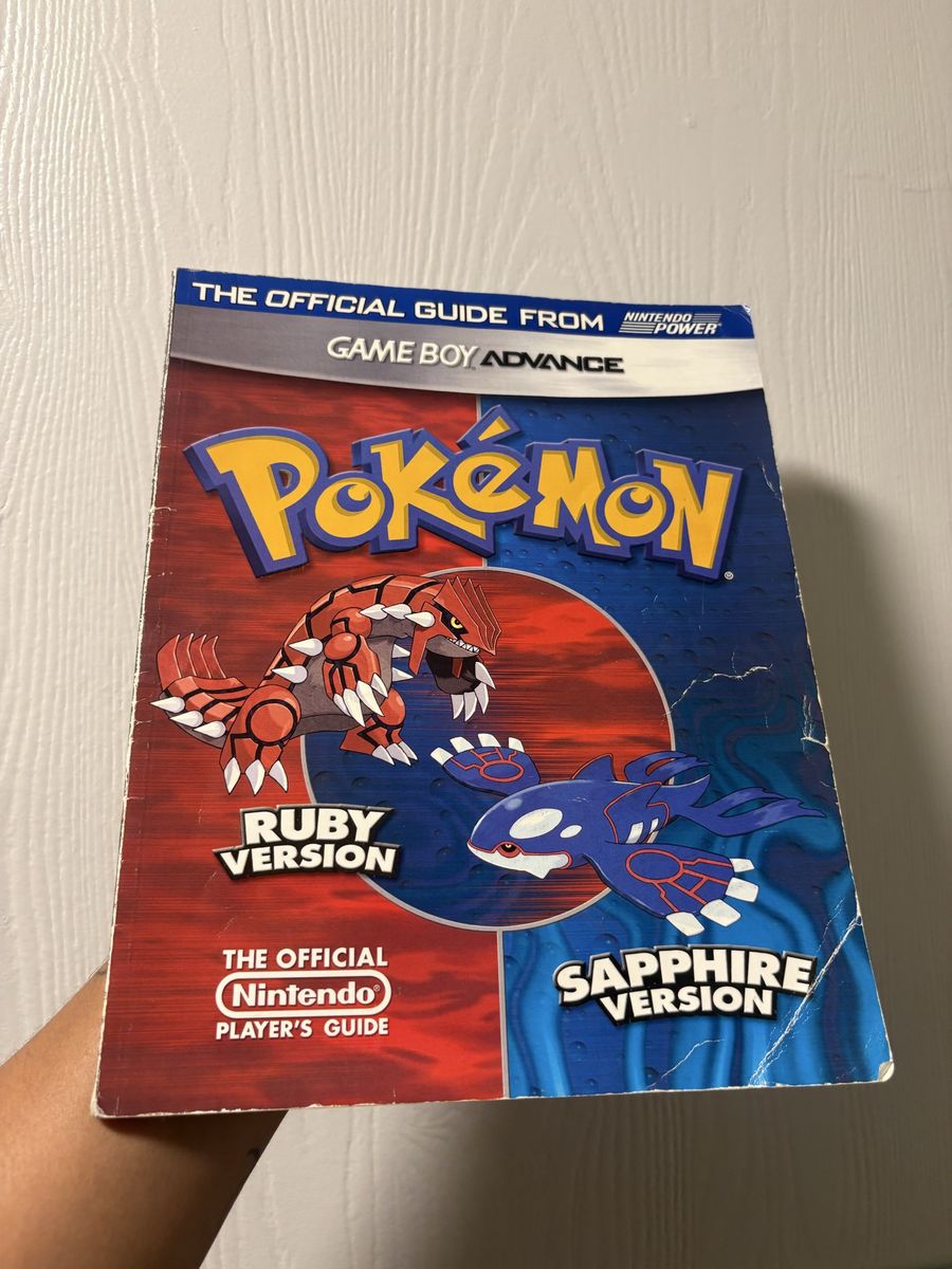 Nintendo Power Pokemon Ruby and Sapphire Official Player's Guide Game Boy