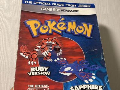 Nintendo Power Pokemon Ruby and Sapphire Official Player's Guide Game Boy