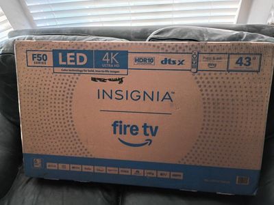 Insignia F50 Series 43" 4K Ultra HD HDR10 LED Smart Fire TV with Alexa new