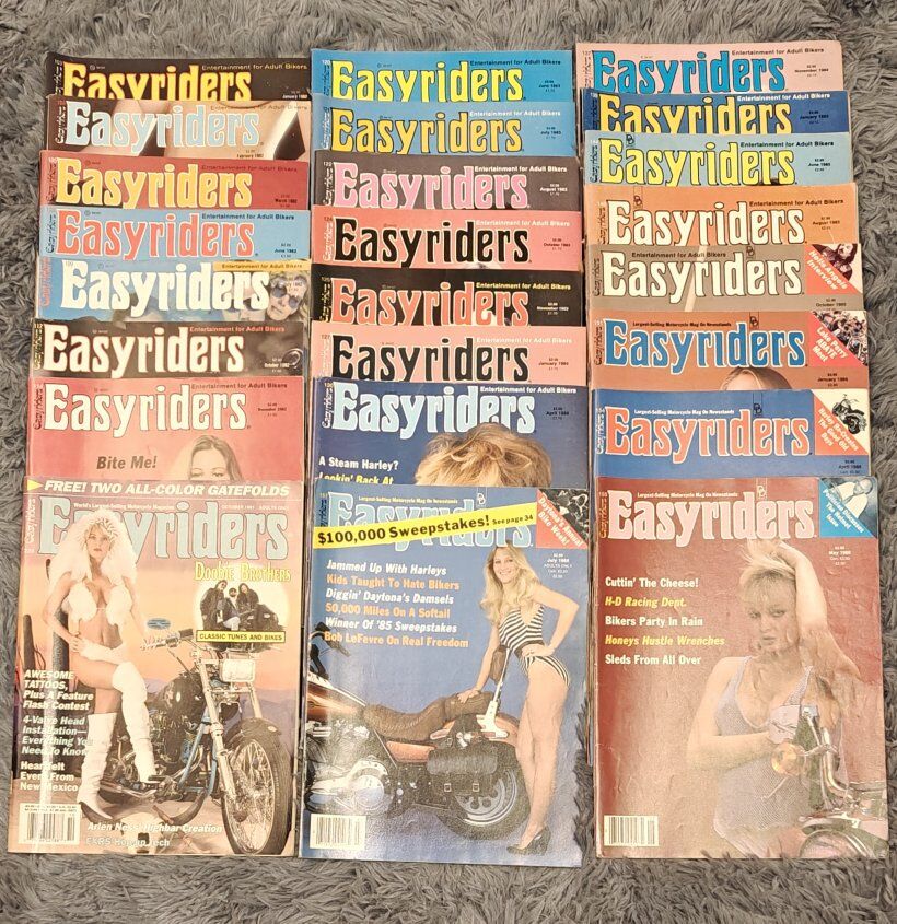 VINTAGE EASYRIDER MAGAZINES