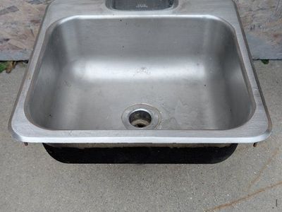 Stainless Steel Utility Sink w/ Faucet