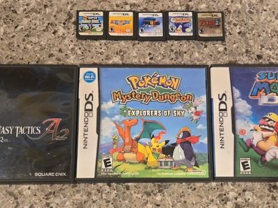 Nintendo Ds game bundle including PokeMon Mystery Sky! Trades considered!