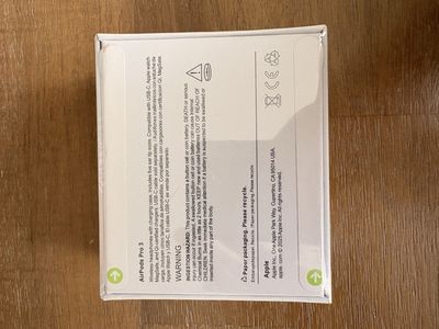 Apple AirPods Pro 3 Brand New Sealed, Wireless Headphones with Charging Case