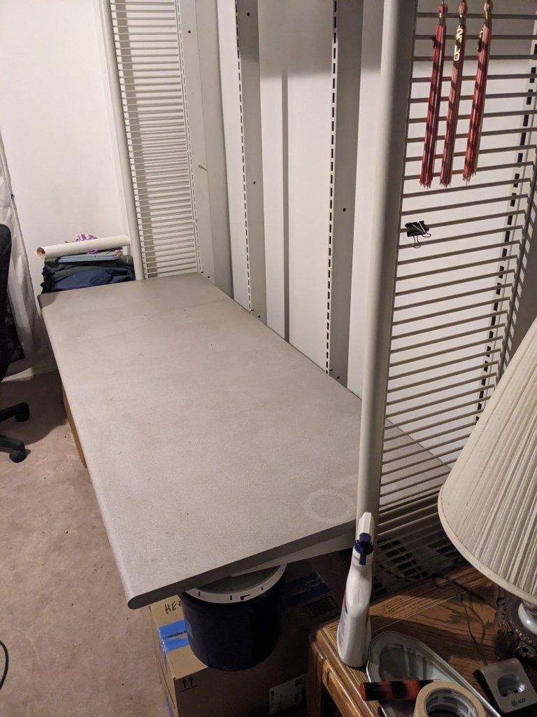 Large shelf desk