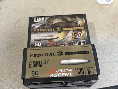 Terminal Ascent 6.5mm 130 gr projectiles