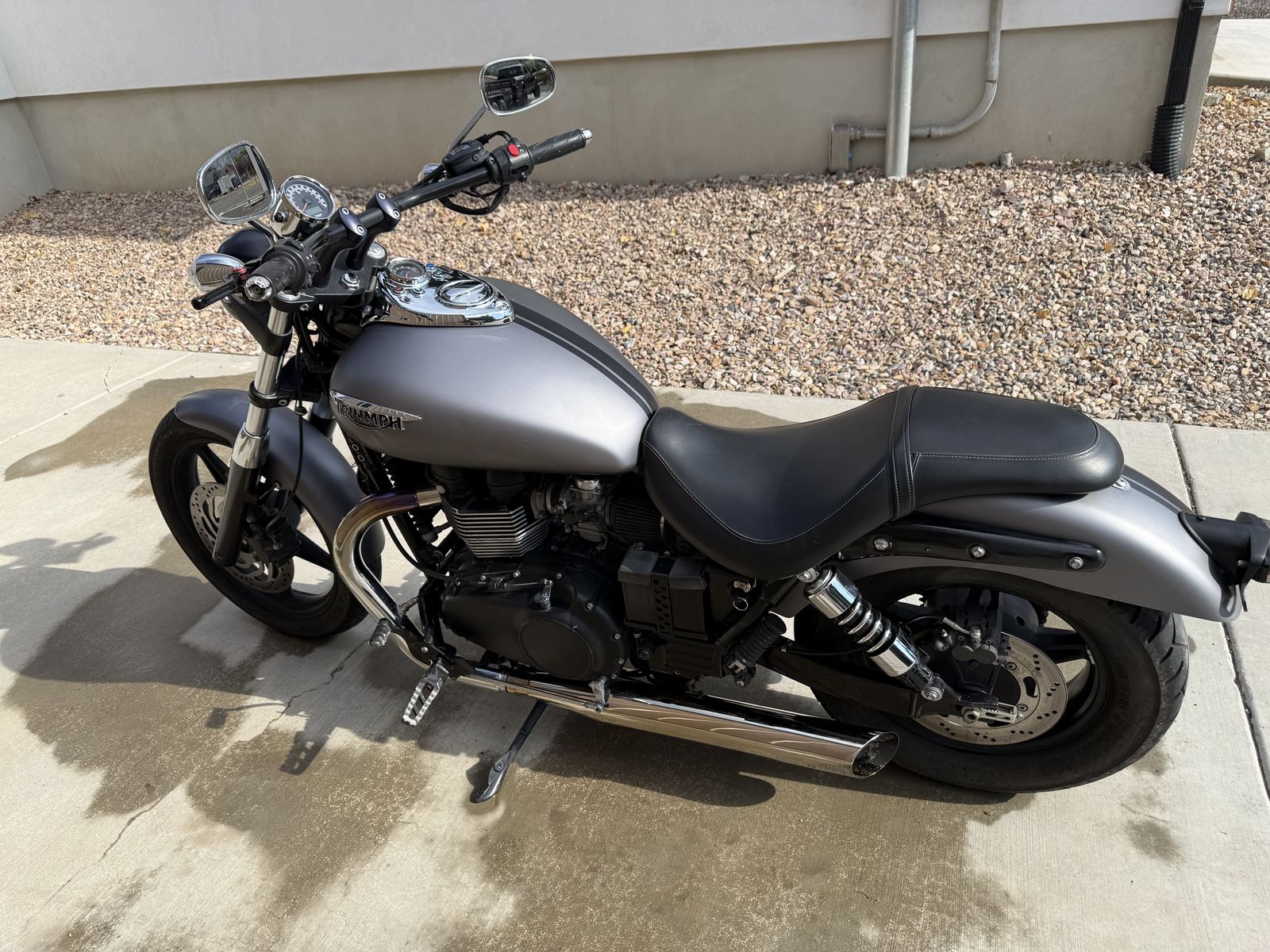 2016 Triumph Speedmaster with low miles.