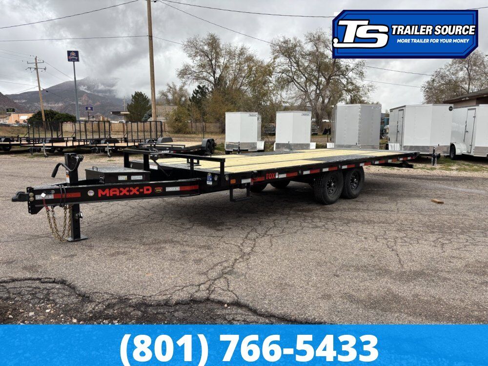 8.5x22 Maxx-D TOX Deckover Tilt Trailer -  14K GVWR - Winch Plate
