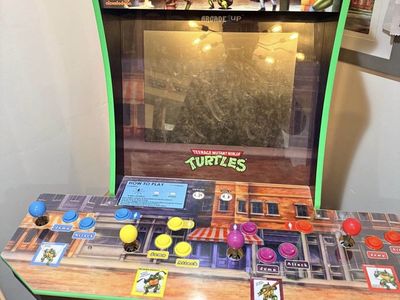 Arcade1Up Teenage Mutant Ninja Turtles Classic Arcade Game Machine - Turtles in Time