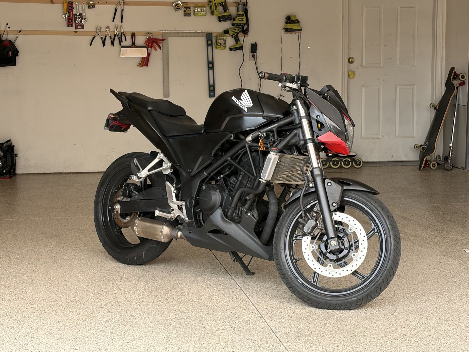 2012 Honda CBR 250R Black Naked Motorcycle