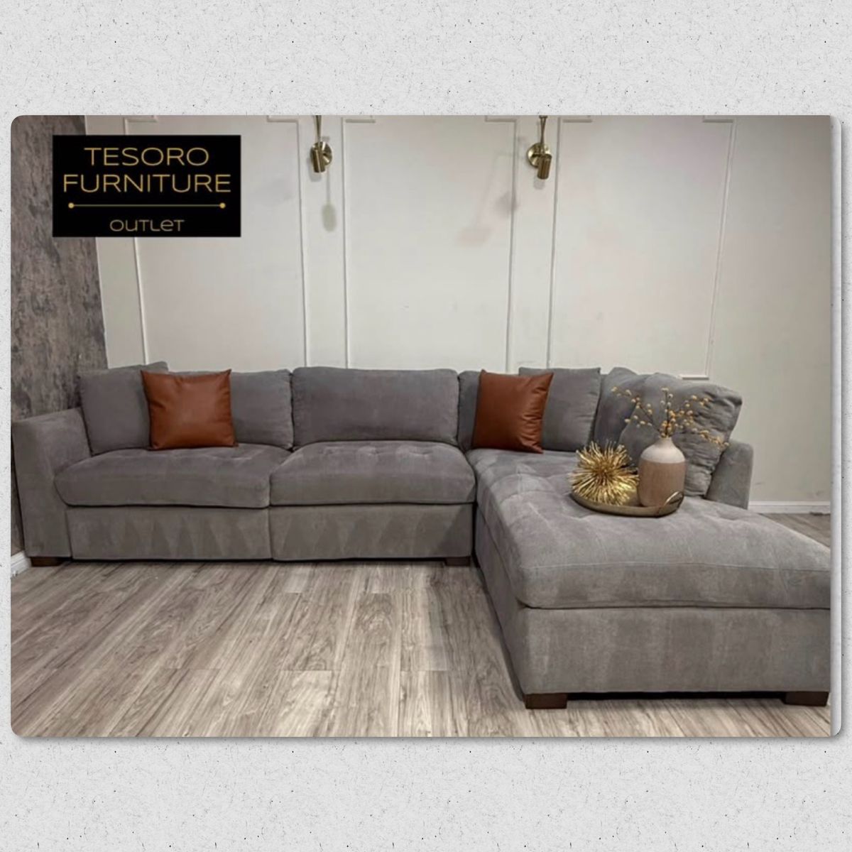 THOMASVILLE MILES POWER FOOTREST SECTIONAL