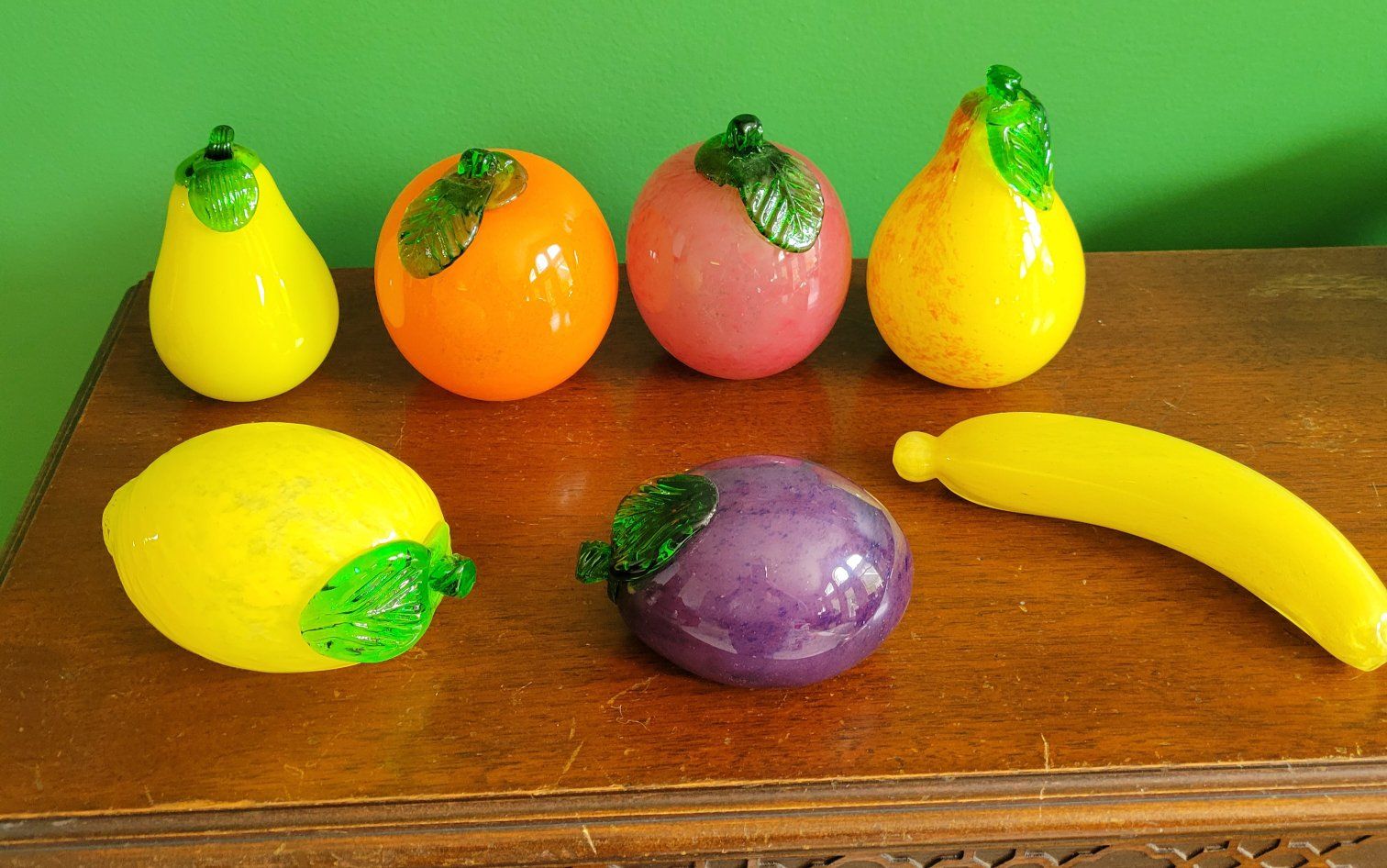 Collection of Glass Fruit