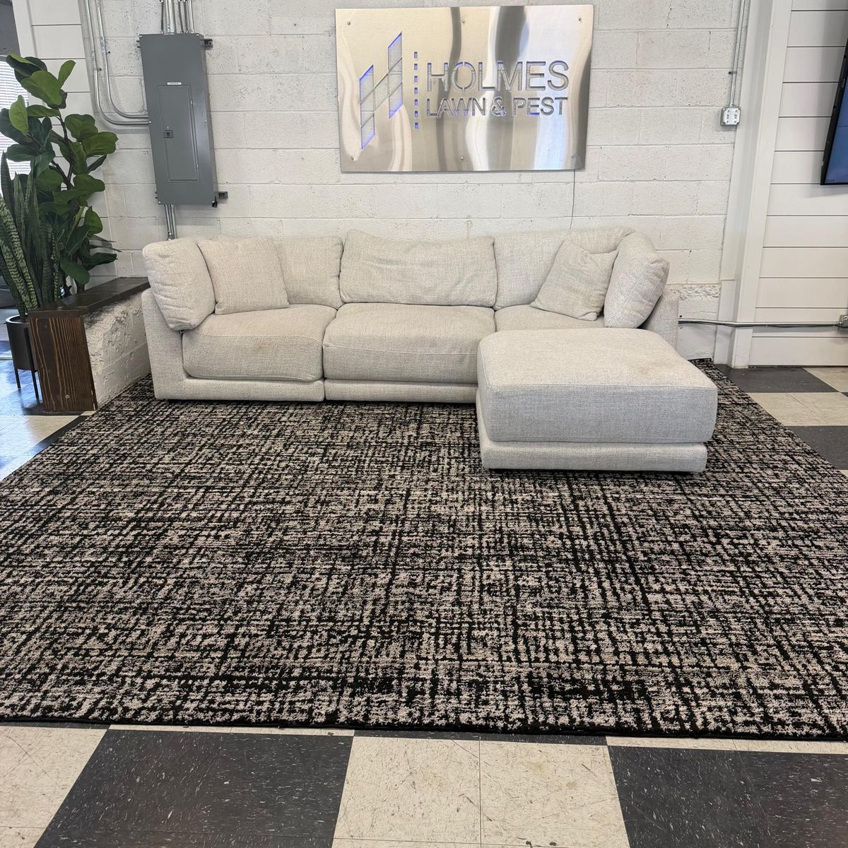 COSTCO DAYNA 4-PIECE FABRIC MODULAR SECTIONAL!!