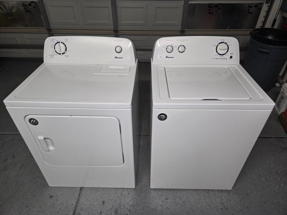 washer and dryer