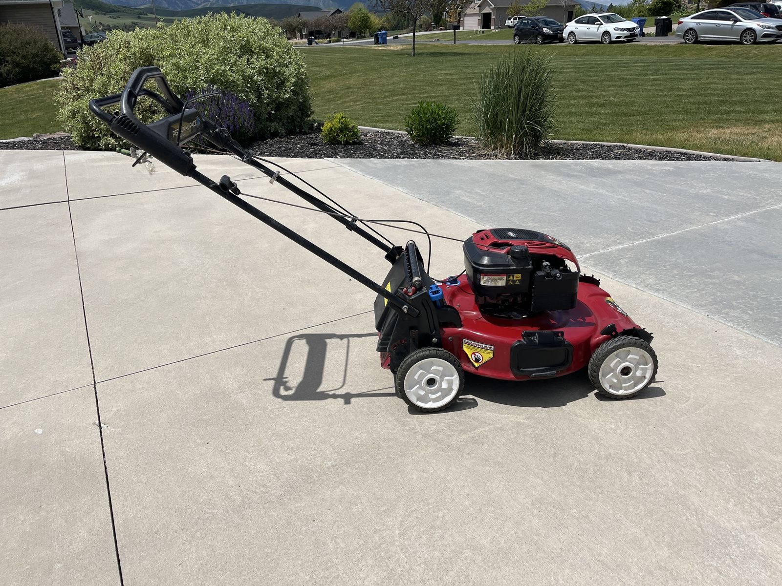 Toro 190cc,recycler personal pace, 22 inch mower
