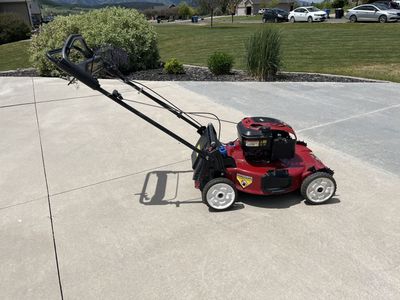 Toro 190cc,recycler personal pace, 22 inch mower