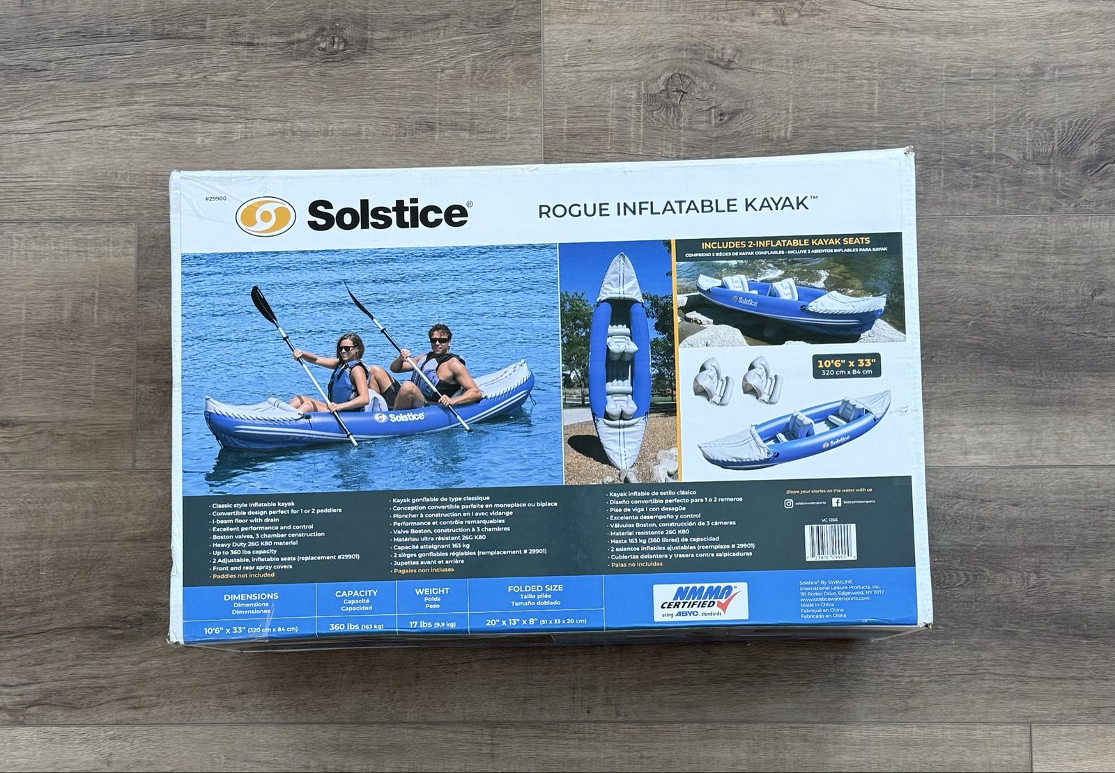 Brand New Soltice Rogue Inflatable Kayak