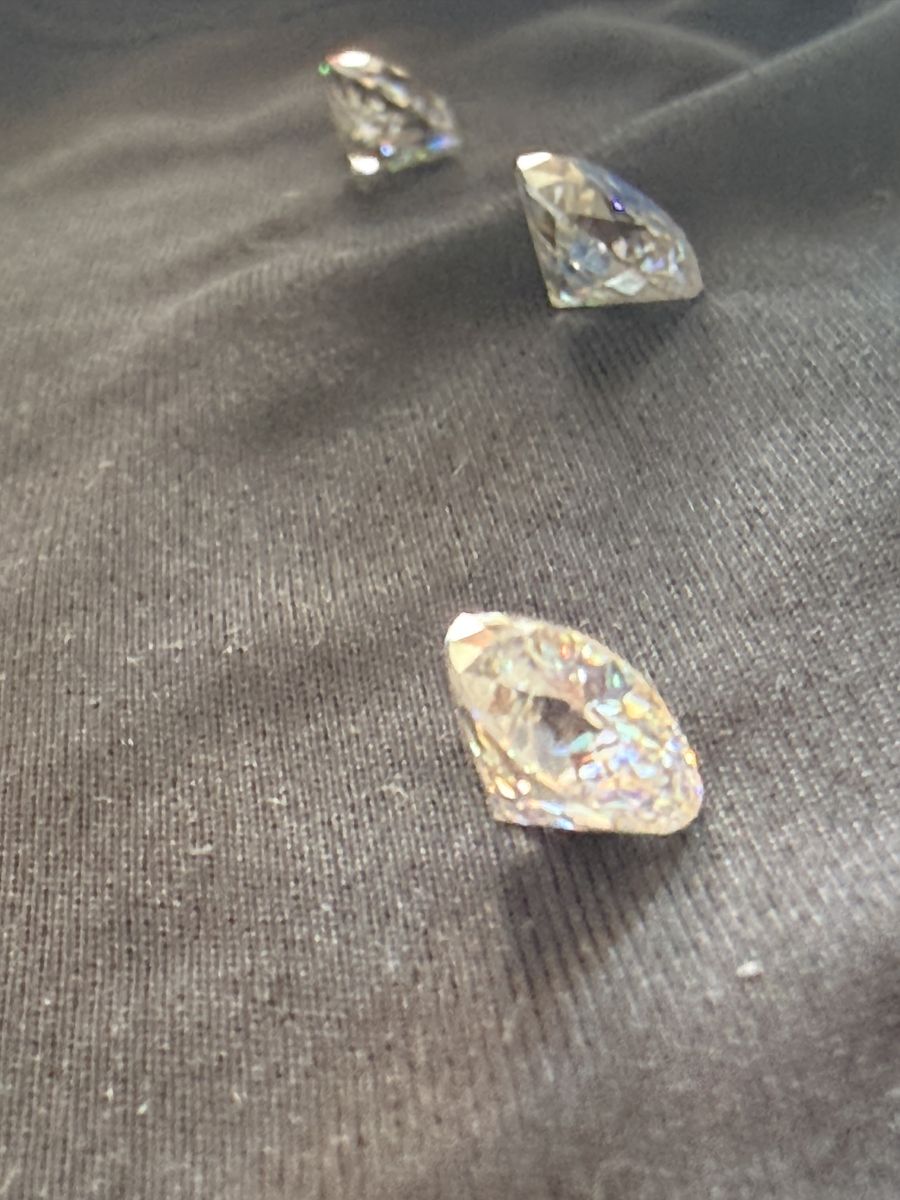 2.53ct 2Ct .25ct Brilliant Loose Lab Portuguese Love100 Russian Cut D VVSI