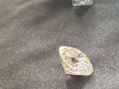 2.53ct 2Ct .25ct Brilliant Loose Lab Portuguese Love100 Russian Cut D VVSI