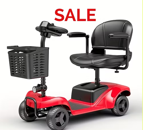 Red Foldable Electric Scooter