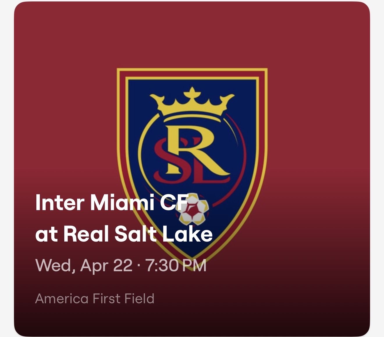 Real Salt Lake Vs Miami Messi Game