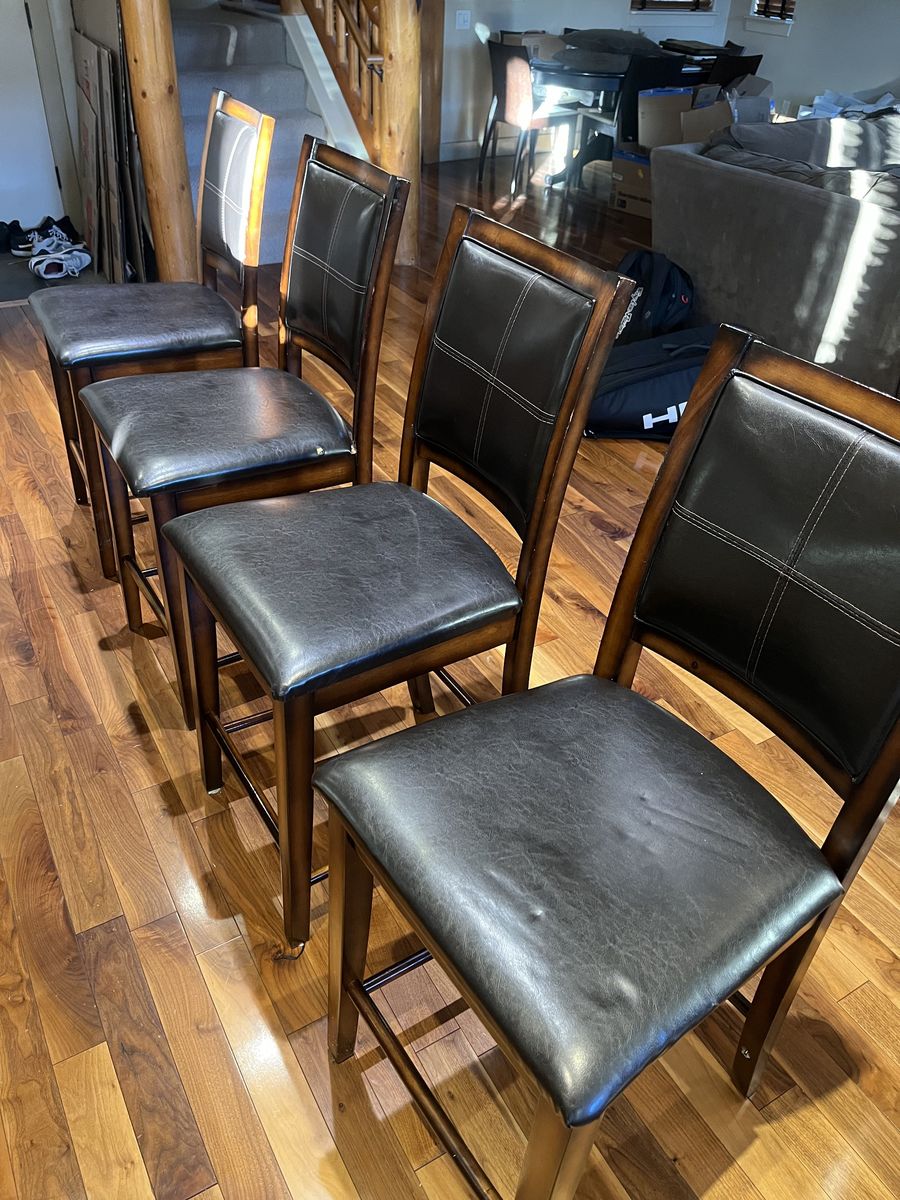 Four High Top Chairs