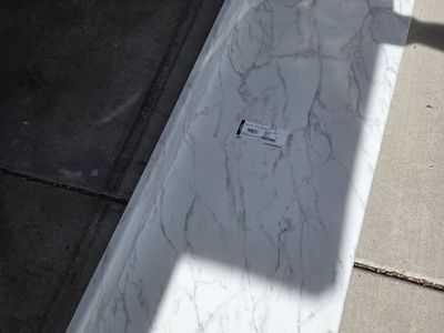 6 ft Laminate Countertop – Anzio Marble – New
