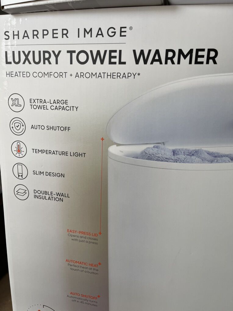 Brand New Sharper Image Luxury Towel Warmer
