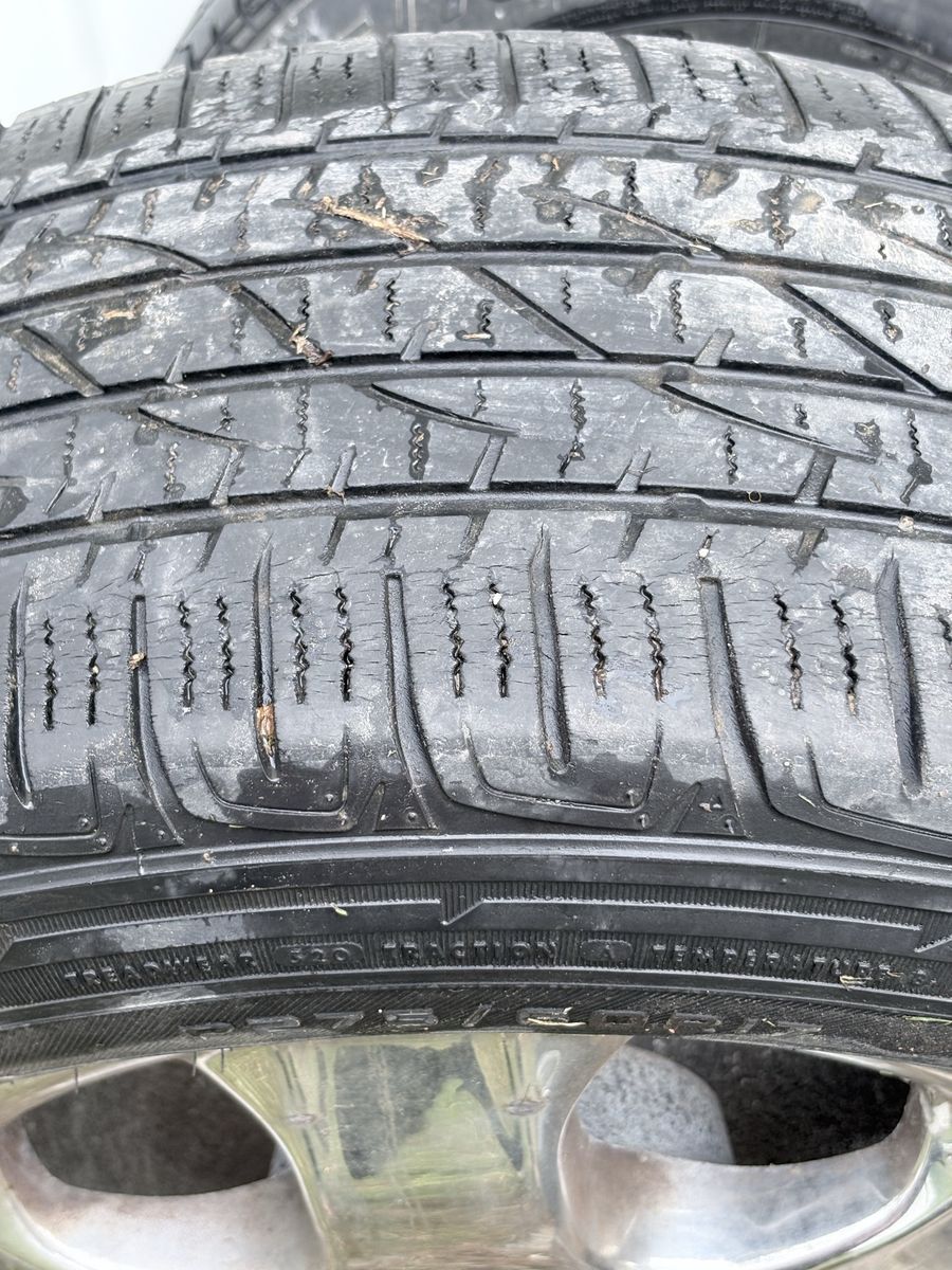 3Large Tires With Rims Firestone Sterl Belted