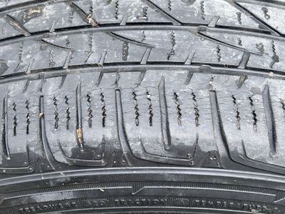 3Large Tires With Rims Firestone Sterl Belted