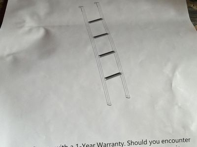 5 foot ladder for Rooftop tent or interior rv bunk bed ladder