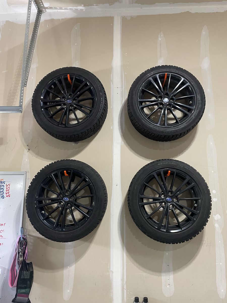 BRZ wheels and snow tires