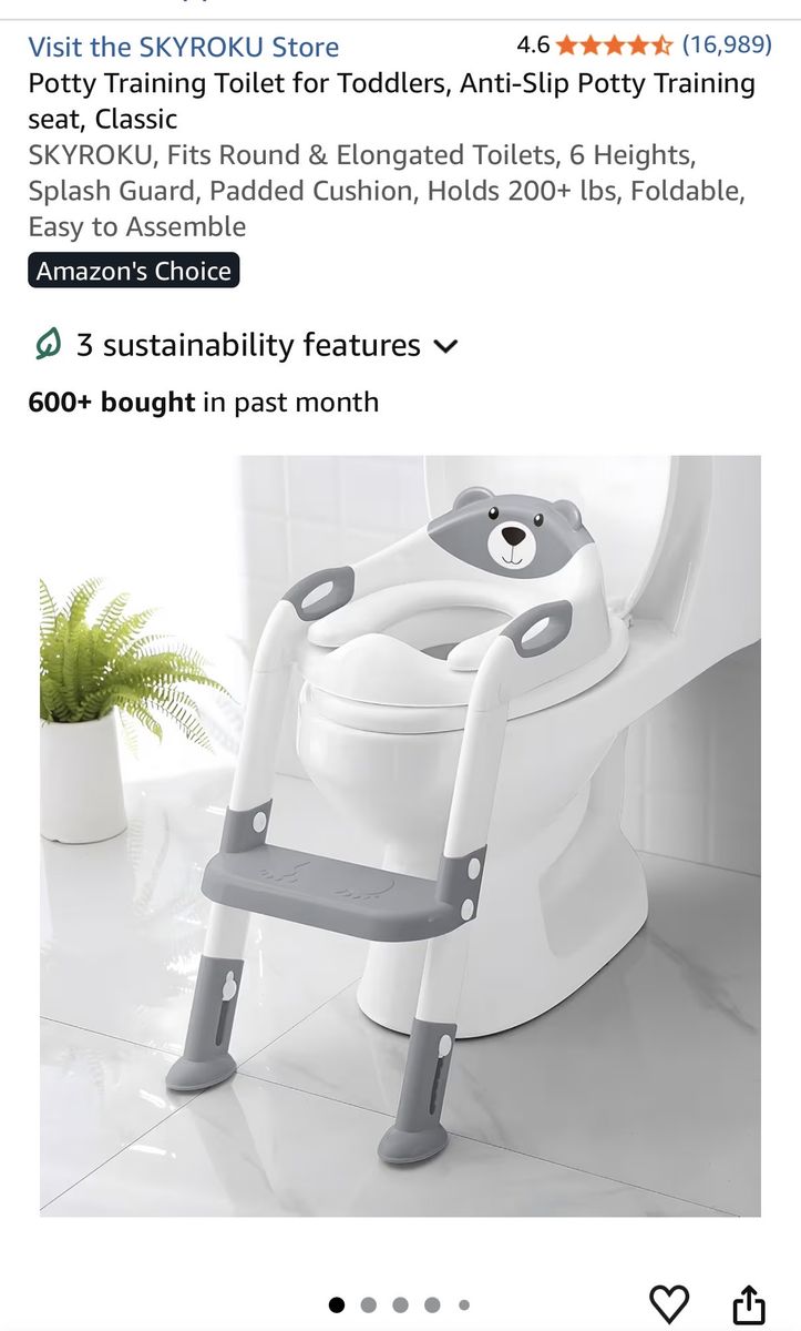 Anti-Slip Potty Training Toilet Seat