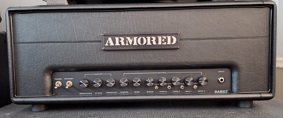 Armored Amplification Sabot Gen 3 High Gain Tube Amp Head