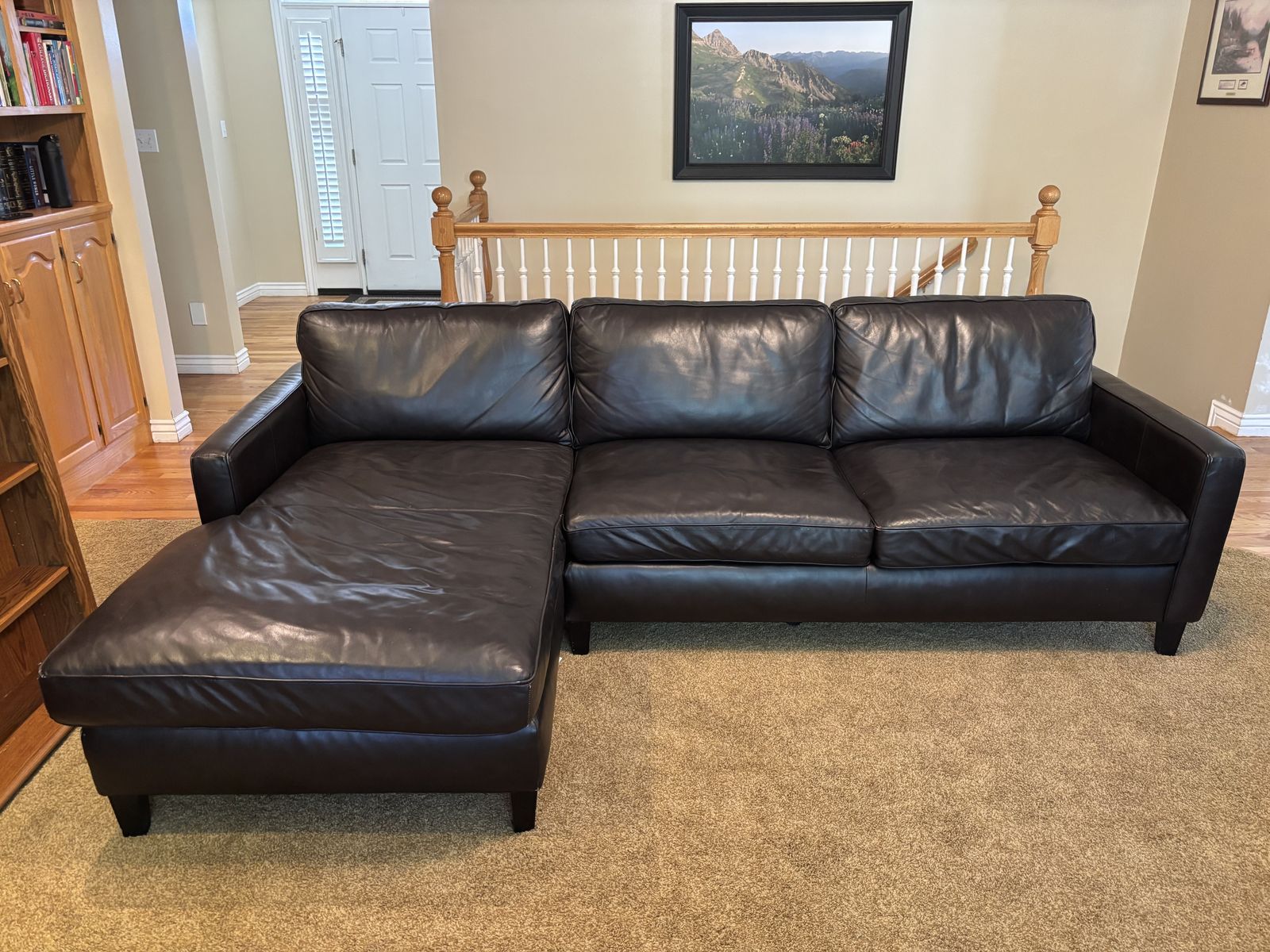 Leather Sectional Couch