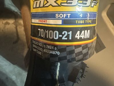 Dunlop MX33f 70/100-21 Front Tire